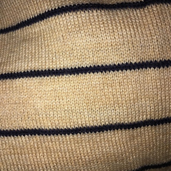 Camel & Navy strolled J. Crew Sweater - Brand New - Picture 5 of 5